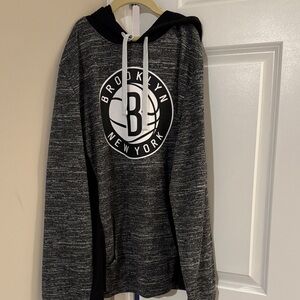 Fanatics Black and White Brooklyn New York Hoodie